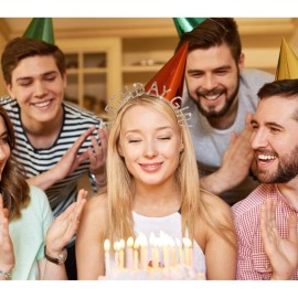 AOPRIE Gold Rhinestone Birthday Princess Crown Tiara Headband Accessory for Women and Girls AOPRIE Gold Rhinestone Birthday Princess Crown Tiara Headband Accessory for Women and Girls