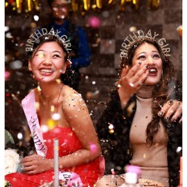 AOPRIE Gold Rhinestone Birthday Princess Crown Tiara Headband Accessory for Women and Girls AOPRIE Gold Rhinestone Birthday Princess Crown Tiara Headband Accessory for Women and Girls