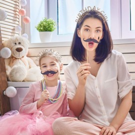 AOPRIE Gold Rhinestone Birthday Princess Crown Tiara Headband Accessory for Women and Girls AOPRIE Gold Rhinestone Birthday Princess Crown Tiara Headband Accessory for Women and Girls