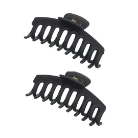 2 Pack Big Hair Claw Clips Nonslip Large Claw Clip for Women and Girls Hair,Strong Hold Grips Hair Accessories 4 Inch (Black) 2 Pack Big Hair Claw Clips Nonslip Large Claw Clip for Women and Girls Hair,Strong Hold Grips Hair Accessories 4 Inch (Black)