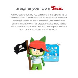 Tonies Pirate Creative Audio Character - Record and Upload up to 90 Minutes of Your Own Stories and Songs Tonies Pirate Creative Audio Character - Record and Upload up to 90 Minutes of Your Own Stories and Songs