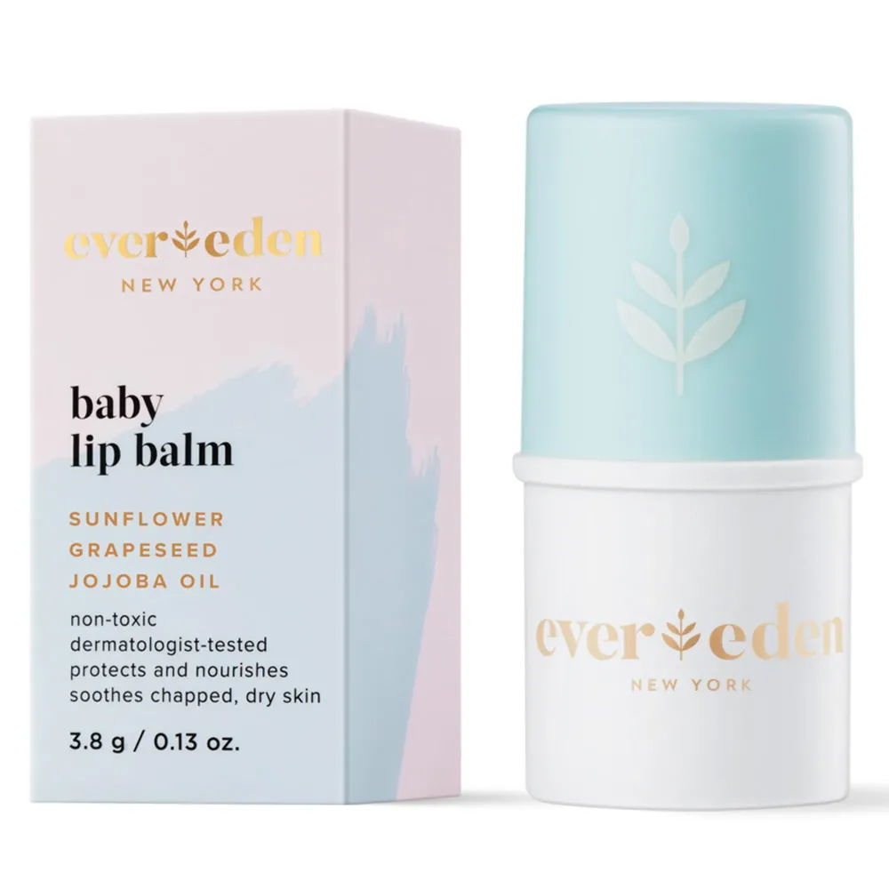Evereden Baby Lip Balm, 0.14 oz | Clean Baby Care | Non-toxic and Fragrance Free Baby Skincare Evereden Baby Lip Balm, 0.14 oz | Clean Baby Care | Non-toxic and Fragrance Free Baby Skincare