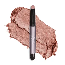 Julep Eyeshadow 101 Crme-to-Powder Waterproof Eyeshadow Stick - Rose Shimmer - Long-Lasting, Crease-Proof, Pearlescent Rose Shimmer Cream Eyeshadow with Built-in Smudger