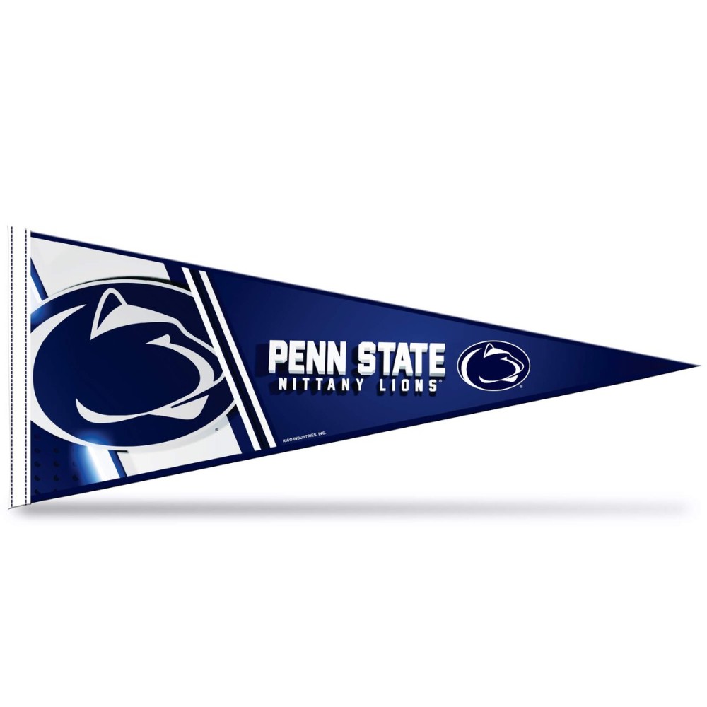Rico Industries NCAA Penn State Nittany Lions - PSU Primary 12 x 30 Felt Wall Dcor Pennant - Great for Home/Bed Room/Man Cave Dcor Rico Industries NCAA Penn State Nittany Lions - PSU Primary 12 x 30 Felt Wall Dcor Pennant - Great for Home/Bed Room/Man Cave Dcor