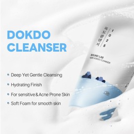 ROUND LAB 1025 Dokdo Cleanser 5.07 Fl Oz, Low pH Facial Cleanser for Sensitive Skin, Rich Soft Bubbles for Deep Cleansing and Makeup Removal, Hydrating Face Wash with Deep Sea Water, Korean Skin Care ROUND LAB 1025 Dokdo Cleanser 5.07 Fl Oz, Low pH Facial Cleanser for Sensitive Skin, Rich Soft Bubbles for Deep Cleansing and Makeup Removal, Hydrating Face Wash with Deep Sea Water, Korean Skin Care