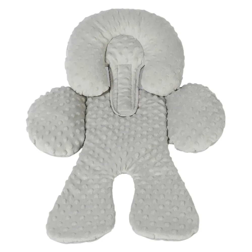 Pro Goleem Infant Car Seat Head Neck Body Support, Ultra-Soft Minky and Microfiber Newborn Car Seat Insert, Perfect for Car Seat, Stroller, 2-in-1 Reversible, for Boys and Girls, Gray Pro Goleem Infant Car Seat Head Neck Body Support, Ultra-Soft Minky and Microfiber Newborn Car Seat Insert, Perfect for Car Seat, Stroller, 2-in-1 Reversible, for Boys and Girls, Gray
