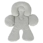 Pro Goleem Infant Car Seat Head Neck Body Support, Ultra-Soft Minky and Microfiber Newborn Car Seat Insert, Perfect for Car Seat, Stroller, 2-in-1 Reversible, for Boys and Girls, Gray