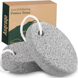 2PCS Natural Pumice Stone, Asqraqo Lava Pedicure Tools Hard Skin Callus Remover for Feet and Hands - Foot File Exfoliation to Remove Dead Skin, and Callusess 2PCS Natural Pumice Stone, Asqraqo Lava Pedicure Tools Hard Skin Callus Remover for Feet and Hands - Foot File Exfoliation to Remove Dead Skin, and Callusess