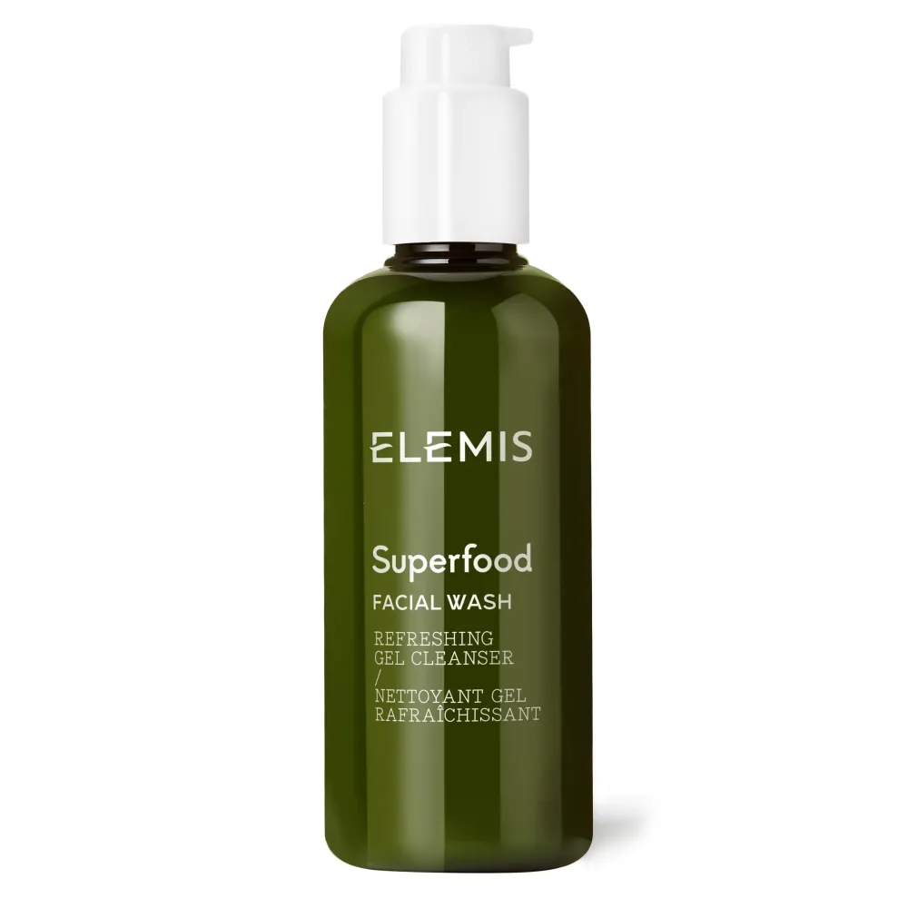 ELEMIS Superfood Facial Wash, 200ml - Revitalizing Daily Prebiotic Gel Wash, Gently Cleanse, Nourish & Balance Skin for Glowing Complexion, Hydrating Facial Cleanser to Remove Grime ELEMIS Superfood Facial Wash, 200ml - Revitalizing Daily Prebiotic Gel Wash, Gently Cleanse, Nourish & Balance Skin for Glowing Complexion, Hydrating Facial Cleanser to Remove Grime