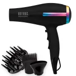 HOT TOOLS Professional Rainbow Turbo Ceramic Hair Dryer | Less Frizz, for Shiny, Healthy-Looking Hair | Powerful and Quiet Blowouts for Fast & Easy Styling (1875 Watts)