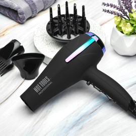 HOT TOOLS Professional Rainbow Turbo Ceramic Hair Dryer | Less Frizz, for Shiny, Healthy-Looking Hair | Powerful and Quiet Blowouts for Fast & Easy Styling (1875 Watts) HOT TOOLS Professional Rainbow Turbo Ceramic Hair Dryer | Less Frizz, for Shiny, Healthy-Looking Hair | Powerful and Quiet Blowouts for Fast & Easy Styling (1875 Watts)