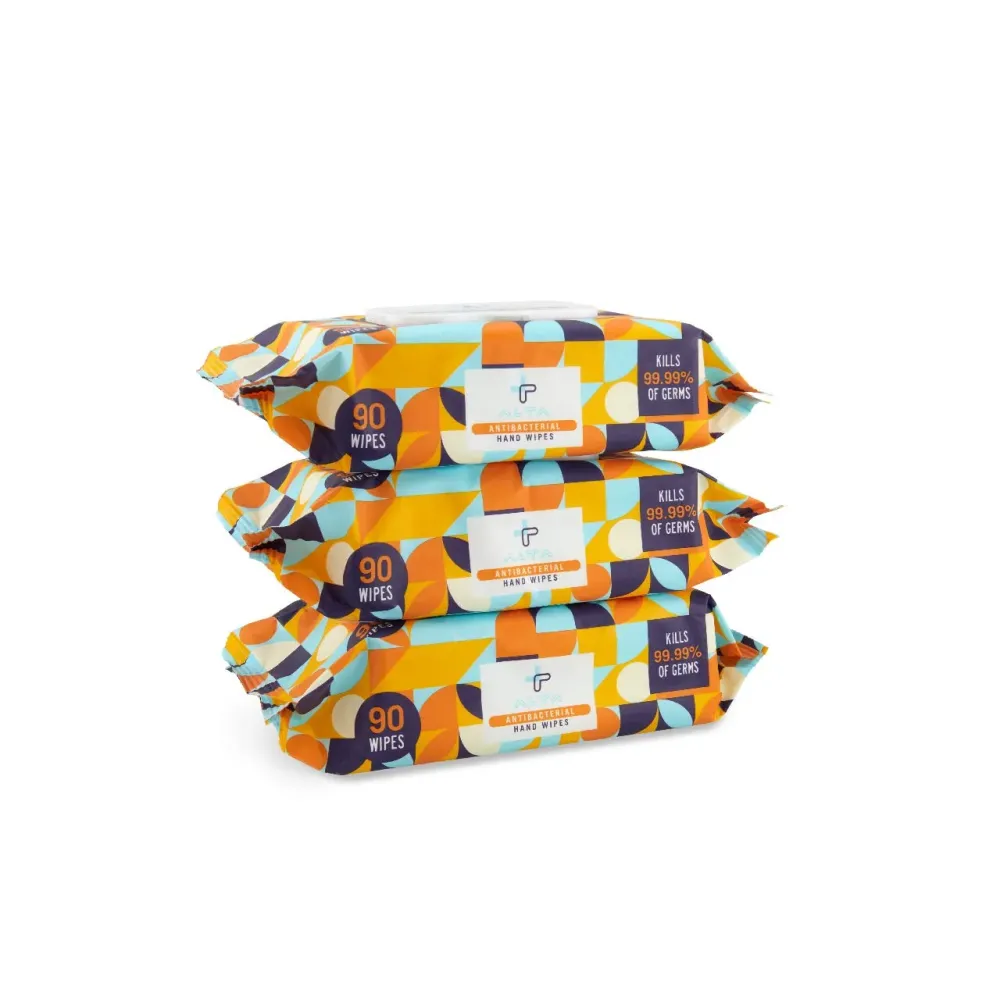 Alta + Antibacterial Hand Wipes 90 Wipes (3) Packs Alta + Antibacterial Hand Wipes 90 Wipes (3) Packs