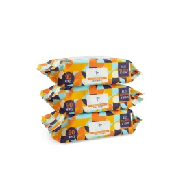 Alta + Antibacterial Hand Wipes 90 Wipes (3) Packs