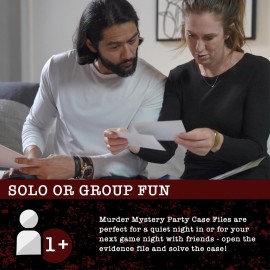 Murder Mystery Party Underwood Cellars, Interactive Murder Mystery Case File Game for 1 or More Players, Ages 14 and Up