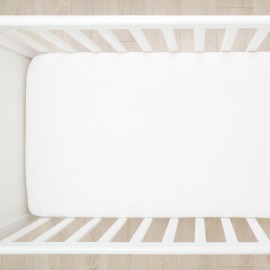 HonestBaby Fitted Crib Sheets Set Standard Mattress, 100% Organic Cotton Baby Boys, Girls, Neutral, 2 Pack - Bright White, One Size HonestBaby Fitted Crib Sheets Set Standard Mattress, 100% Organic Cotton Baby Boys, Girls, Neutral, 2 Pack - Bright White, One Size