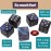TDC Games Ship Captain Crew Dice Game, Great for Party Favors, Family and Travel Games, Dice Game for Adults