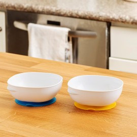 Dr. Brown\'s No-Slip Strong Suction Bowl for Babies and Toddlers, BPA Free - 2-Pack