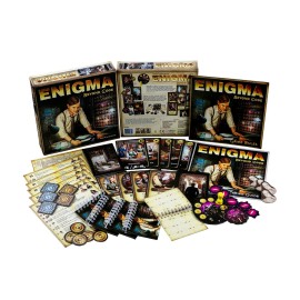 CrowD Games Enigma: Beyond Code Board Game | Light Geek Game | Ages 12 and up | 1-5 Players | Average Playtime 5-60 Min | Made