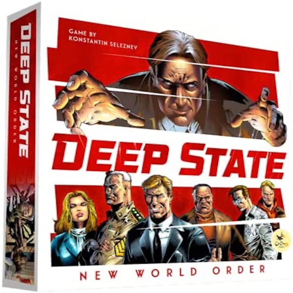 CrowD Games Deep State: New World Order | Strategy Board Game | Ages 14 and up | 1-5 Players | Average Playtime 40-75 Min | Made CrowD Games Deep State: New World Order | Strategy Board Game | Ages 14 and up | 1-5 Players | Average Playtime 40-75 Min | Made