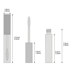4 Pack Empty Mascara Tube with Eyelash Wand, ForSewian10ml Premium Eyelash Cream Container Bottle with Mini Funnels and Leak Stoppers (black) 4 Pack Empty Mascara Tube with Eyelash Wand, ForSewian10ml Premium Eyelash Cream Container Bottle with Mini Funnels and Leak Stoppers (black)