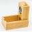 Cusdie Bamboo Dice Tower Foldable Wooden Die Roller Castle Rolling Case for Board Game, D&D, RPG(Skull)