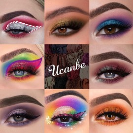 UCANBE Professional 86 Colors Eyeshadow Palette with 15pcs Makeup Brushes Set Matte Glitter Long Lasting Highly Pigmented Waterproof Contour Blush Powder Highlighter All in One UCANBE Professional 86 Colors Eyeshadow Palette with 15pcs Makeup Brushes Set Matte Glitter Long Lasting Highly Pigmented Waterproof Contour Blush Powder Highlighter All in One