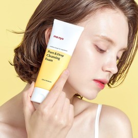 ma:nyo Pure & Deep Cleansing Foam | Gentle Face Wash with Natural Ingredients | Removes Impurities & Excess Sebum | Suitable for All Skin Types | Korean Skincare 6.7 fl oz (200ml) ma:nyo Pure & Deep Cleansing Foam | Gentle Face Wash with Natural Ingredients | Removes Impurities & Excess Sebum | Suitable for All Skin Types | Korean Skincare 6.7 fl oz (200ml)