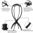 Ruiwen hair 2PCS Wig Stand, Wig Head, Travel Wig Stand for Styling Collapsible Wig Stand Portable Wig Stand Wig Holder 13.8 Inch Wig Stands for Women Multiple Wigs