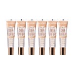 Ruby Kisses Broadway Vita-Lip Clear Lip Gloss (Shea Butter 6 Pack), Ultra-Hydrating & Soothing Formula with Multi-Vitamin Oils, High-Shine Non-Sticky Finish, Nourishing Lip Balm for Healthy Lips