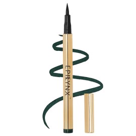 EPILYNX Waterproof Eyeliner - Smudge-Proof Liquid Eyeliner Pen with Precision Tip for Smooth, Long-Lasting Application - Vegan, Hypoallergenic & Gluten-Free Eye Liner - 2mL Green