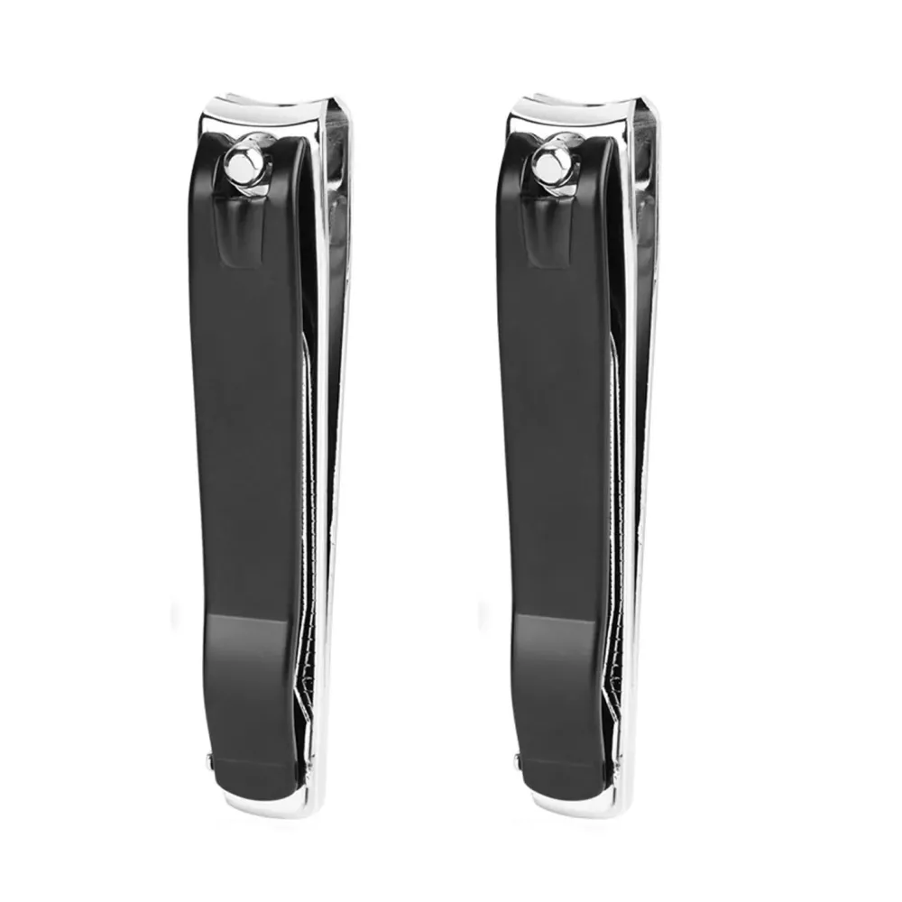 ICEYLI Large Nail Clippers Set,2 Pcs Premium Stainless Steel Fingernail & Toenail Clippers Curved Blade with Sharp and Sturdy Blade