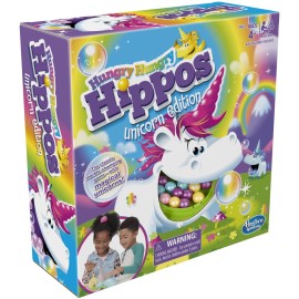 Hasbro Gaming Hungry Hippos Unicorn Edition Pre-School Board Game for Kids Ages 4 and Up; 2-4 Players (Amazon Exclusive) Hasbro Gaming Hungry Hippos Unicorn Edition Pre-School Board Game for Kids Ages 4 and Up; 2-4 Players (Amazon Exclusive)