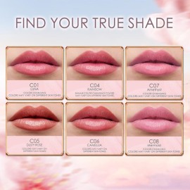 CATKIN Lip Balm Color Tinted Changing Lipstick Ultra Hydrating Lip Moistrurizer Chapstick with Vitamin E Nourishing For Cracked & Dry Lips 0.12 oz C04 RAINBOW CATKIN Lip Balm Color Tinted Changing Lipstick Ultra Hydrating Lip Moistrurizer Chapstick with Vitamin E Nourishing For Cracked & Dry Lips 0.12 oz C04 RAINBOW