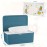 Whiidoom Diaper Wipes Dispenser Wipes Holder, Wipes Tissue Case Keeps Wipes Fresh Tissue Wipes Container with Lid (Blue)