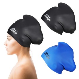 Swim Cap Long Hair 2 Pack Swimming Cap for Women Silicone Swim Caps Keep Hair Dry Waterproof Comfortable Flexible Durable Bathing Cap Tear-Proof Design Large Adult Women Swimming Caps 10+ Years Girls Swim Cap Long Hair 2 Pack Swimming Cap for Women Silicone Swim Caps Keep Hair Dry Waterproof Comfortable Flexible Durable Bathing Cap Tear-Proof Design Large Adult Women Swimming Caps 10+ Years Girls