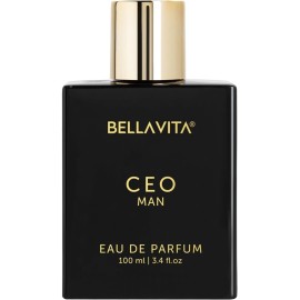 BellaVita Luxury CEO Man Perfume for Men (3.38 fl.oz) | Long-Lasting Men\'s Perfume with Lemon, Lavender, Tonka & Agarwood Fragrance for Man | CEO Parfum for Men | Vegan & Cruelty-Free Fragrance