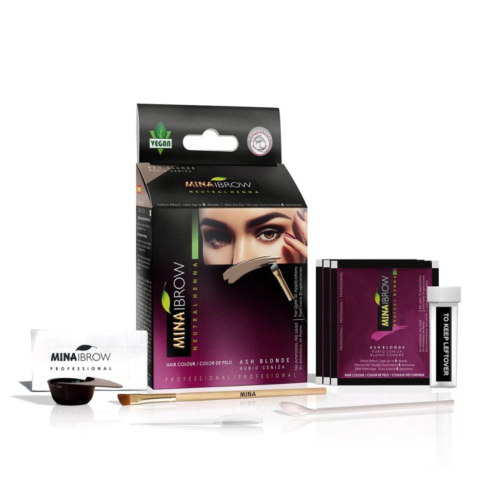 Mina ibrow Tint kit Ash Blond