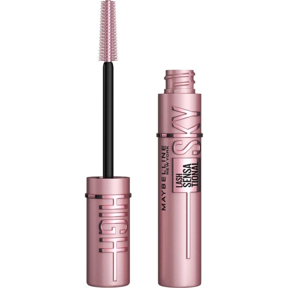 Maybelline Lash Sensational Sky High Washable Mascara Makeup, Volumizing, Lengthening, Defining, Curling, Multiplying, Buildable Formula, Blackest Black, 1 Count Maybelline Lash Sensational Sky High Washable Mascara Makeup, Volumizing, Lengthening, Defining, Curling, Multiplying, Buildable Formula, Blackest Black, 1 Count