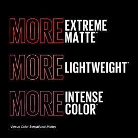Maybelline Color Sensational Ultimatte Matte Lipstick, Non-Drying, Intense Color Pigment, More Rust, Rusty Red, 1 Count Maybelline Color Sensational Ultimatte Matte Lipstick, Non-Drying, Intense Color Pigment, More Rust, Rusty Red, 1 Count