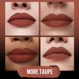 Maybelline Color Sensational Ultimatte Matte Lipstick, Non-Drying, Intense Color Pigment, More Taupe, Rose Nude, 1 Count Maybelline Color Sensational Ultimatte Matte Lipstick, Non-Drying, Intense Color Pigment, More Taupe, Rose Nude, 1 Count