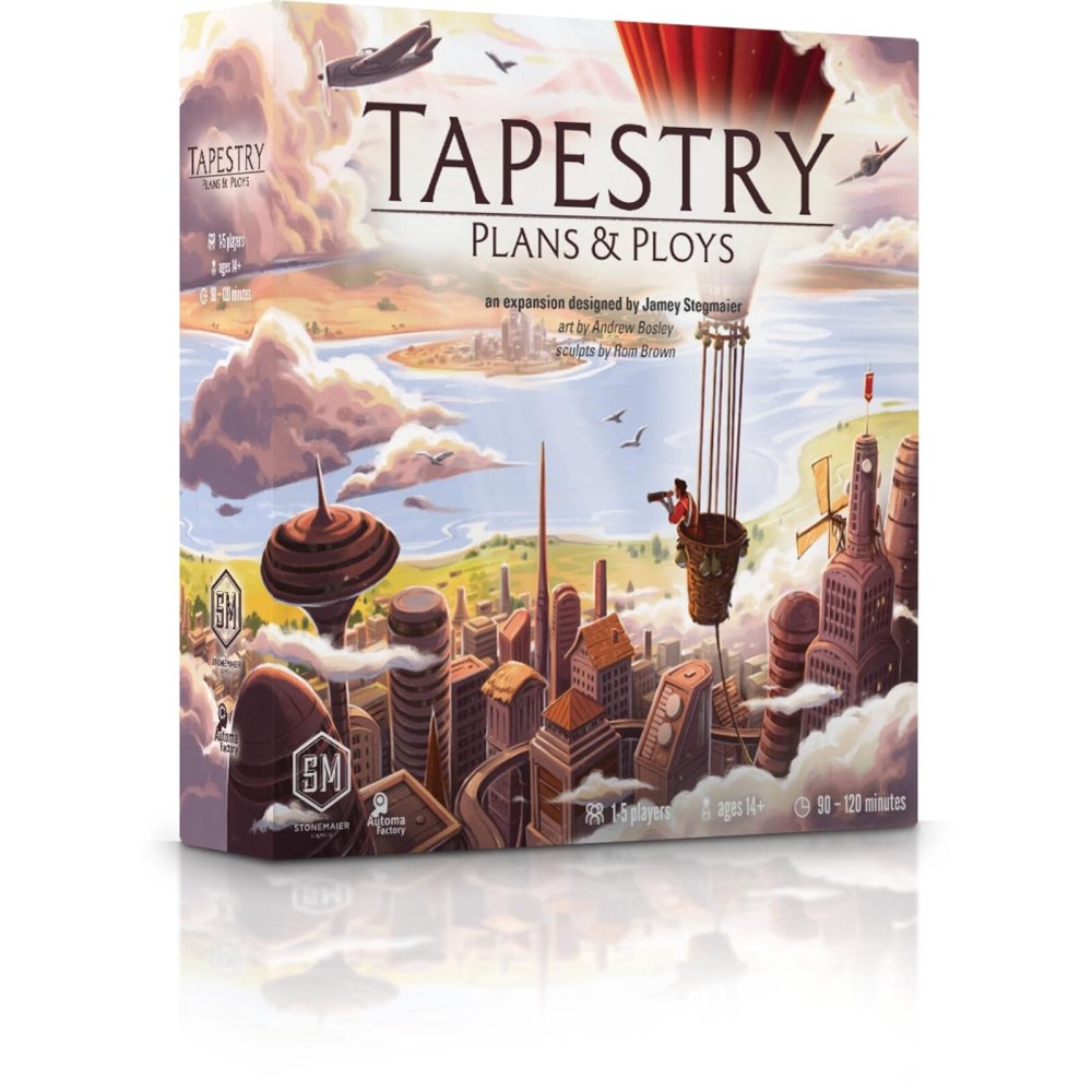 Tapestry: Plans & Ploys Expansion - Strategy Board Game for 1-5 Players