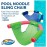 SwimWays Mesh Floating Pool Chair Noodle Slings (4 Pack), Swimming Pool Accessories & Water Toys, Pool Noodle Not Included