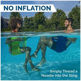 SwimWays Mesh Floating Pool Chair Noodle Slings (4 Pack), Swimming Pool Accessories & Water Toys, Pool Noodle Not Included SwimWays Mesh Floating Pool Chair Noodle Slings (4 Pack), Swimming Pool Accessories & Water Toys, Pool Noodle Not Included