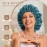 Satin Bonnet Silk Bonnet Hair Bonnet for Sleeping-Slouchy Beanie Hat Satin Sleep Cap for Women\'s Natural & Curly Hair(Blue Zircon)