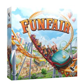 Good Games Publishing Funfair - Theme Park Building Game - 2 to 4 Players - Ages 14+