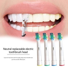 Replacement Brush Heads Compatible with Oral-B-Braun- Floss Action - Pack of 4 Generic Electric Toothbrush Replacement Heads Replacement Brush Heads Compatible with Oral-B-Braun- Floss Action - Pack of 4 Generic Electric Toothbrush Replacement Heads