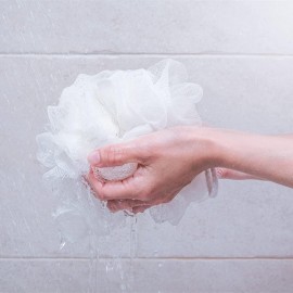 BTYMS 4 Pieces Shower Loofahs Bath Sponges 60g/pcs Mesh Puffs Body Scrub Luffas Bath Scrunchies for Shower Exfoliate BTYMS 4 Pieces Shower Loofahs Bath Sponges 60g/pcs Mesh Puffs Body Scrub Luffas Bath Scrunchies for Shower Exfoliate