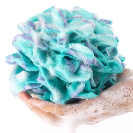 BTYMS 4 Pieces Shower Loofahs Bath Sponges 60g Bath Scrunchies Mesh Pouf Exfoliating Loofa for Body Washing