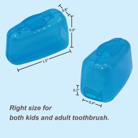 V-TOP 20 Pack Travel Toothbrush Head Covers, Portable Toothbrush Pod Caps Case Protector for Home and Outdoor V-TOP 20 Pack Travel Toothbrush Head Covers, Portable Toothbrush Pod Caps Case Protector for Home and Outdoor