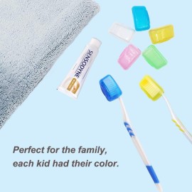 V-TOP 20 Pack Travel Toothbrush Head Covers, Portable Toothbrush Pod Caps Case Protector for Home and Outdoor V-TOP 20 Pack Travel Toothbrush Head Covers, Portable Toothbrush Pod Caps Case Protector for Home and Outdoor